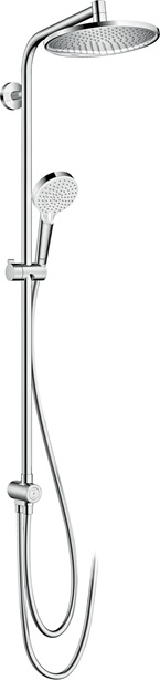 Hansgrohe Showerpipe Crometta S 240 Reno EcoSmart chrom 27270000