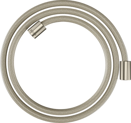 Hansgrohe Textilbrauseschlauch Axor 1600mm mit zylindrischen Muttern brushed nickel 28261820