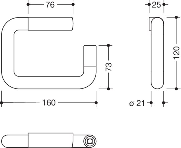 HEWI WC-Papierhalter Serie 477, matt, mit Diebstahlschutz für die Papierrolle, reinweiß 477.21B150 99
