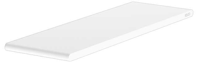 Keuco Duschablage Aveno, weiß matt 14658510000