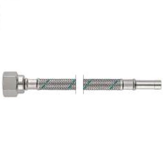 Neoperl NEOFLEX Panzerschlauch DN8 mit VS Rohrstutzen x IG, 10mm x 1/2" 50cm 63475050
