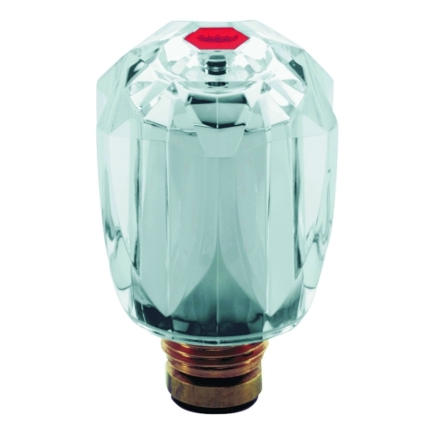 Grohe Oberteil mit Brillant Griff Markierung rot 1/2" chrom 45956000
