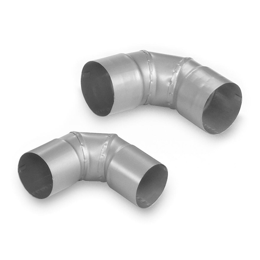 Helios FRS-B 63 FlexPipe Kurz-Bogen 90 Grad, mit Steckstutzen DN 63 09348