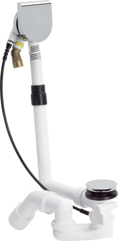 Viega Ab-und Überlauf Multiplex Trio 6170.10 in 560mmxDN40/50 verchromt 723347