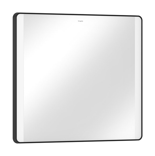 Hansgrohe Spiegel Xarita Lite Q 800/30 mit seitlicher LED Beleuchtung Wandschalter schwarzmatt 54963670