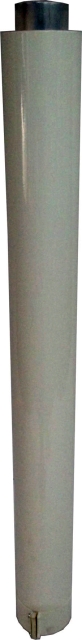 Wolf Luft-/Abgasrohr DN63/96 L:962mm weiß 2600405