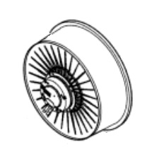 Viessmann Radialventilator R3G450 für Vitocal 300-A AWC 7829169