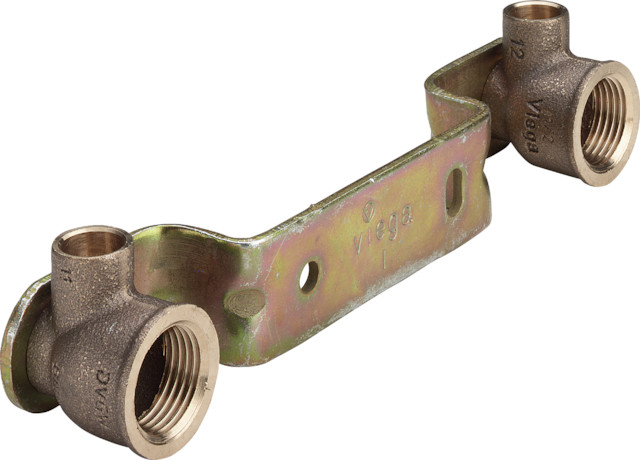 Viega Montageeinheit Gemini Rotguss 94476.0 in 12mmxRp1/2x150mm 123628