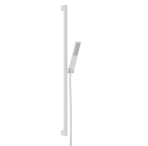 Hansgrohe Brauseset Pulsify E 1 jet EcoSmart+ mit Unica Brausestange 900mm mattweiß 24381700