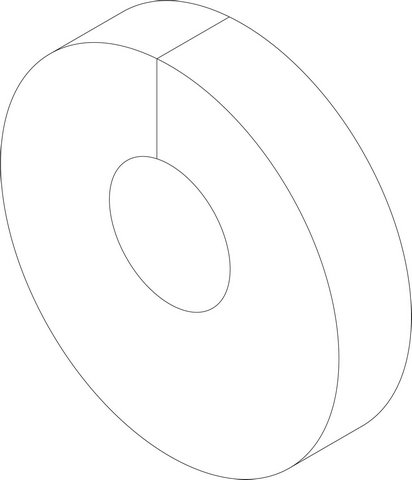 Bosch / Buderus Weichschaum Rosette D200x60x40 8735100292