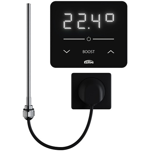 Kermi Heizeinssatz WWS, 1500 Watt Schutzklasse 1, schwarz, RAL9017 ZE04360012