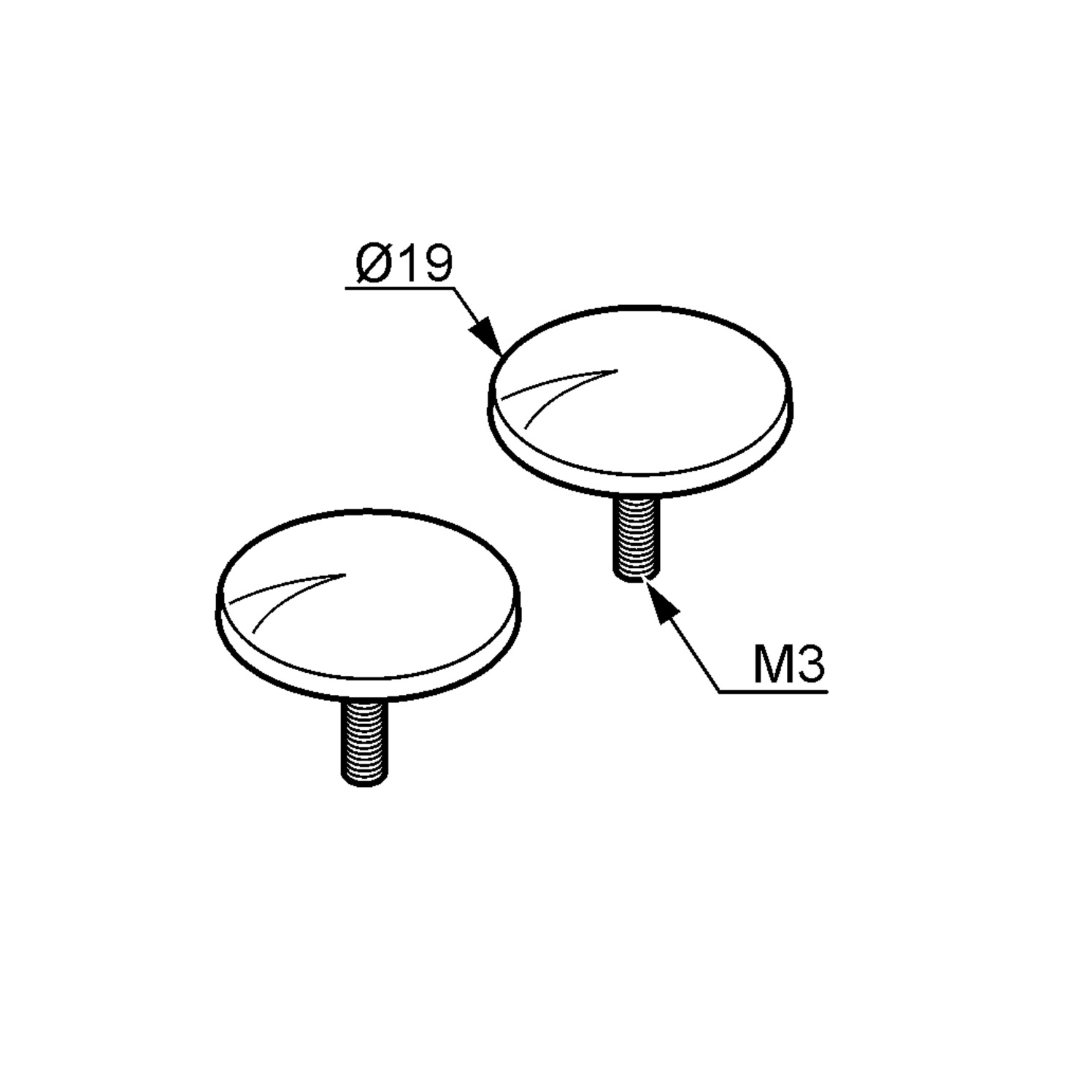 Kludi Schrauben-Set chrom 7615605-00