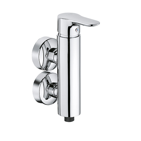 Kludi OBJEKTA Brause-Einhandmischer DN15 vertikale Blockarmatur chrom 366510575