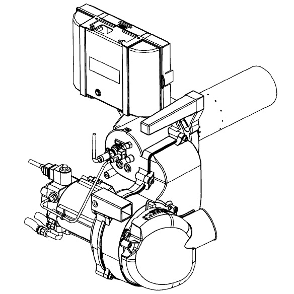 Buderus Ölbrenner BE 2.3-33 K komplett V2 "IT" 8718585508