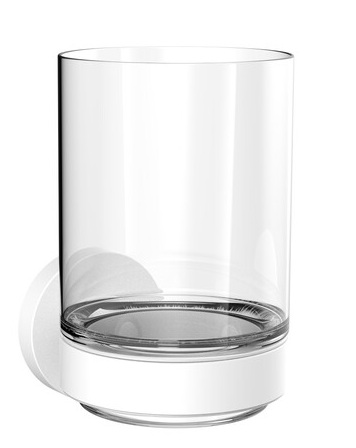 Emco Glashalter Round Glasteil klar weiss 432013900