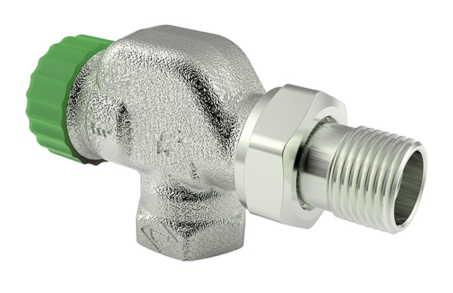Heimeier Thermostat-Ventilunterteil Eclipse 300, DN15 Axialform 3950-02.000