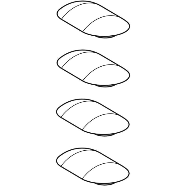 Geberit Set Puffer für WC-Sitz 3/7mm 244.824.00.1