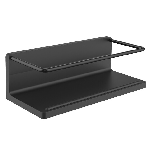 Emco Wandkorb Round, mit Bügel, 225x75x100mm schwarz / schwarz 434513300