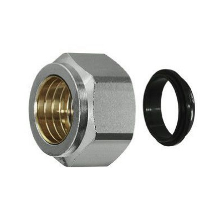 Heimeier Klemmverschraubung für Kupfer- und Stahlrohr 18mm Anschluss G 3/4 AG 1313-18.351
