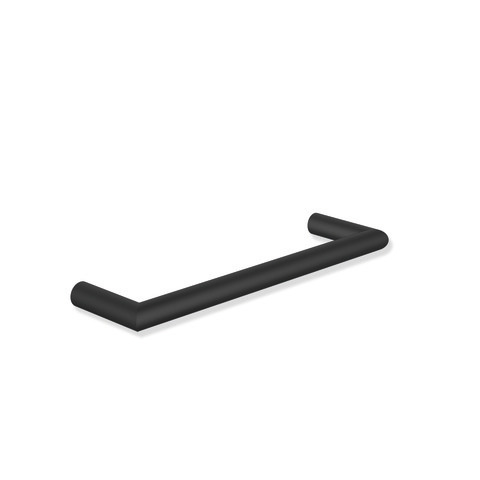 HEWI Handtuchhalter, Edelstahl, Achsmaß 250mm, Tiefe 75mm, schwarz tiefmatt 162.30.10060 DC