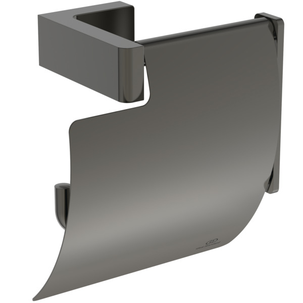 Ideal Standard Papierrollenhalter Conca Cube, eckig, grau metallic T4496A5