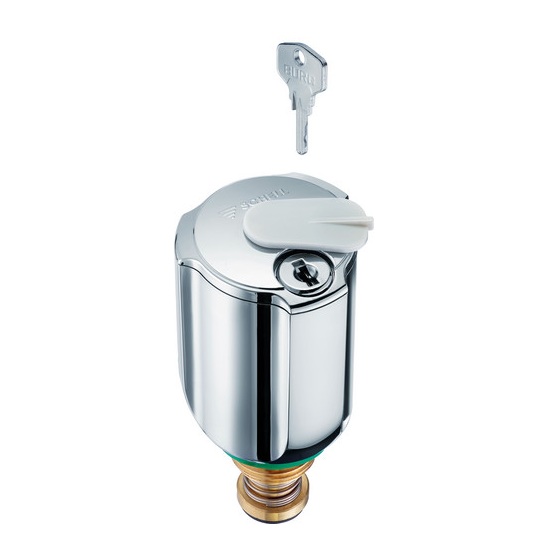 Schell Sanitärgriff SECUR RV, Oberteil, abschließbar, 1/2", chrom 226340699