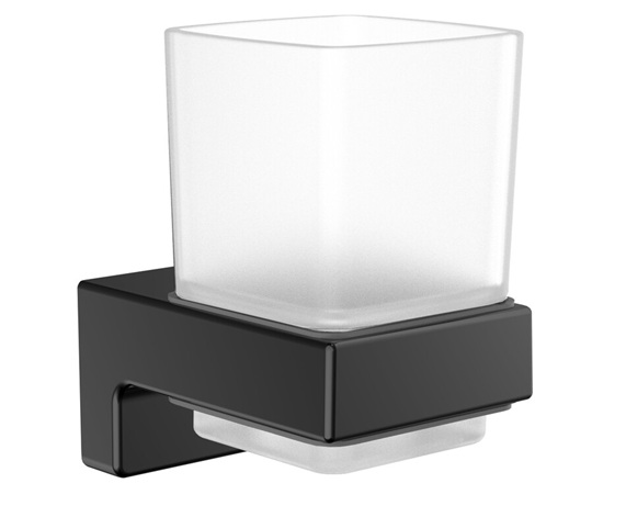 Emco Glashalter Cue Glasteil satiniert schwarz 322013300