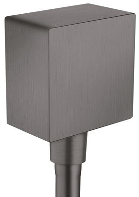 Hansgrohe Schlauchanschluss DN15 Fixfit Square Axor mit Rückflussverhinderer brushed black chrom 36732340