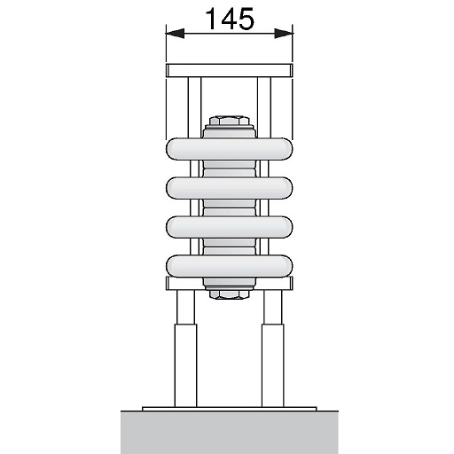 Arbonia Bank-Radiator 4-Säuler H: 27 L: 300cm Modell 6F4300-A14-A32