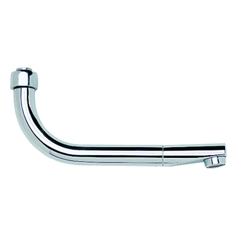Grohe Auslauf 3/4" Ausladung: 210 H:100 für Eurodisc SPT-Batterie Wandmontage weiß 13010L00