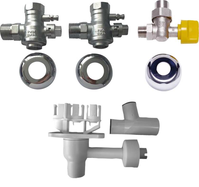 Buderus AS5-UP Anschluss-Set 5,Unterputz GU-BS, Siphon, HU, für Single 7736613431