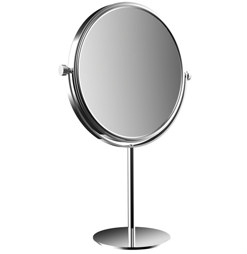 Emco Kosmetikspiegel Pure 3-/1-fach, Standmodell, rund D=229mm, chrom 109400118