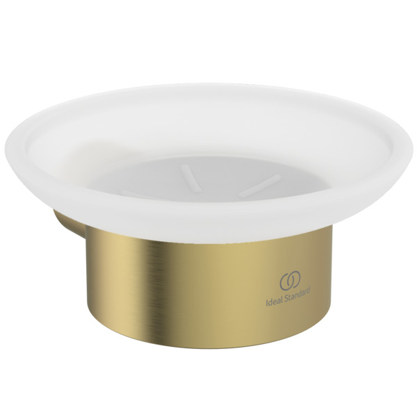Ideal Standard Seifenschale Conca, rund, gold gebürstet T4509A2