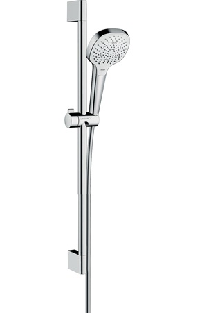 Hansgrohe Brauseset Croma Select E Multi EcoSmart/Unica mit Brausestange 900mm weiss/chrom 26591400