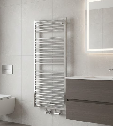 Zehnder Universal HUC-180-075 Badheizkörper H: 180,7 B: 75cm, chrom, Mittelanschluss ZU100475CR00000