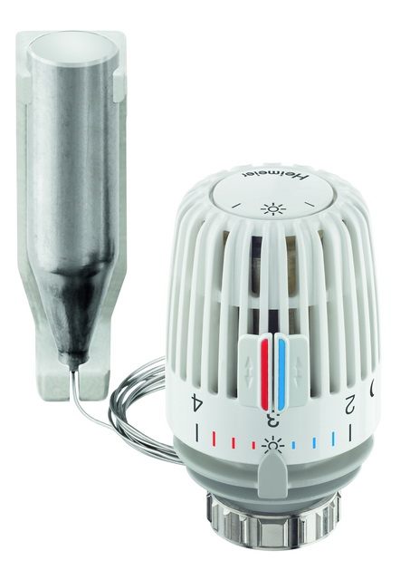 Heimeier Thermostat-Kopf K Fernfühler weiß, mit Nullstellung 7002-00.500