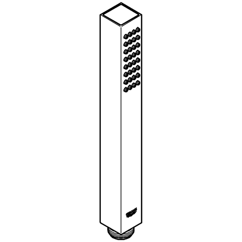 Grohe Handbrause Euphoria Cube Stick Durchfluss: 9,5 l/min chrom 27699000