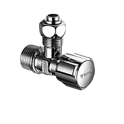 Schell Eckventil COMFORT, regulierbar kurze Bauform, 1/2" Verschraubung, chrom 050340699