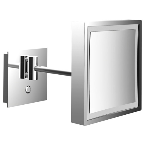 Emco LED-Kosmetikspiegel Pure LED 3-fach, 1-armig 203x203mm, direktanschluss 109406011