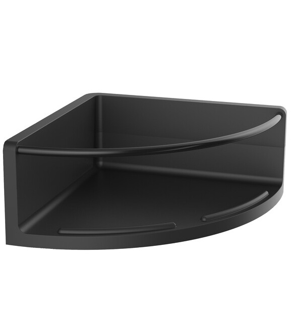 Emco Eckwandkorb Round Eckmaß 175mm schwarz / schwarz 434513301