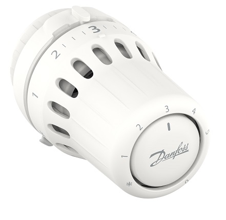 Danfoss Thermostatkopf React RA Click flüssigkeitgefüllt, eingebautem Fühler, Nullabsperrung 015G3098