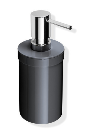 HEWI Seifenspender, Pumpe Metall verchromt, für Ablagen mit Loch 950.13.00.. und Halter 800.00.10090 und Set 800.06.11041, 815.06.110, 815.06.11090, 162.06.110..., anthrazitgrau 800.06.010 92