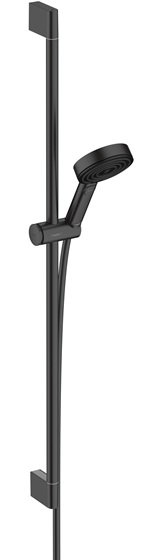 Hansgrohe Brauseset Pulsify Select S 105 3 jet Relax EcoSmart mit Brausestange 900mm schwarzmatt 24171670