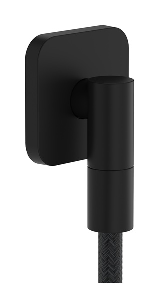 Hansgrohe Wandanschluss Axor Wall outlet Fine softsquare G 1/2" schwarzmatt 36739670