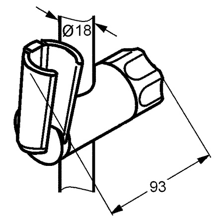 Kludi Logo Schieber chrom 7133705-00