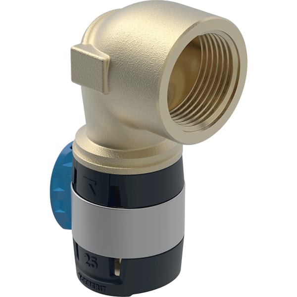 Geberit FlowFit Übergangsbogen 90 Grad mit IG Rg+ 90 Grad d20-Rp3/4 620.551.00.1