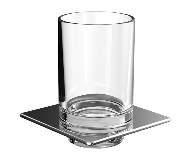 Emco Glashalter Art Glasteil klar chrom 162000102