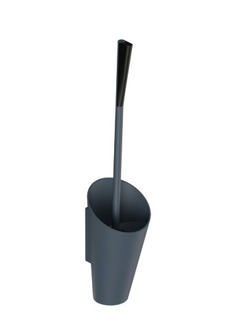 HEWI WC-Bürstengarnitur Serie 801, matt, mit ergonomischem Griff, zur Wandmontage, anthrazitgrau 801.20B100 92