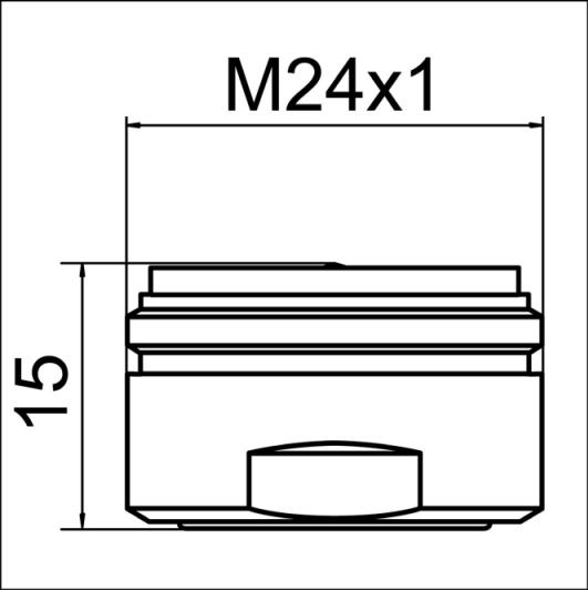 Neoperl MIKADO PCA Strahlregler verchromt, M24x1 0.35 gpm, 1.3 l/min 02757195