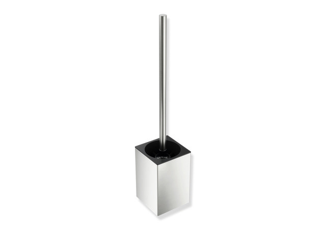 HEWI WC-Bürstengarnitur, Edelstahl, Innenbehälter schwarz mattem Kunststoff 900Q20.001XA